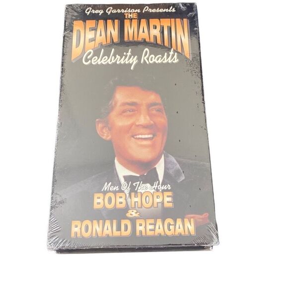 Dean Martin VHS Celebrity Roasts Bob Hope & Ronald Reagan NIB FACTORY SEALED - Picture 1 of 3